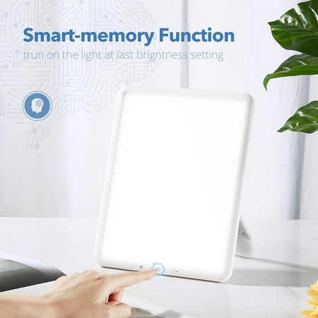 TaoTronics Light Therapy Lamp, Ultra-Thin UV-Free 10000 Lux LED Therapy Light