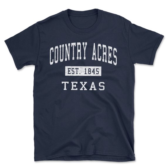 Country Acres Texas Classic Established Men's Cotton T-Shirt