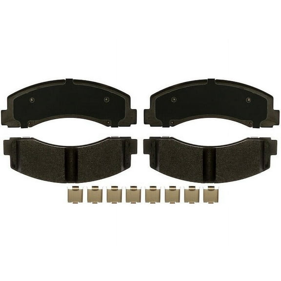 Front Brake Pad Set - Compatible with 2018 - 2020 Ford F-150 2019