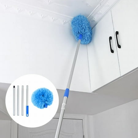 Retractable Feather Duster Ring Dust Sweep Ceiling Artifact Clean Duster Wipe Ceiling Fan Round Dust Duster