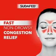 (2 pack) Sudafed PE Sinus Pressure + Pain Relief Decongestant Tablets, 24 Count