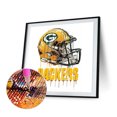 thumbnail image 2 of Cuadros Decorativos Green Bay Packers 5D bricolaje taladro redondo completo diamante pintura decoración del hogar (sz3232) DQrwqpou Nuevos Originales, 2 of 9