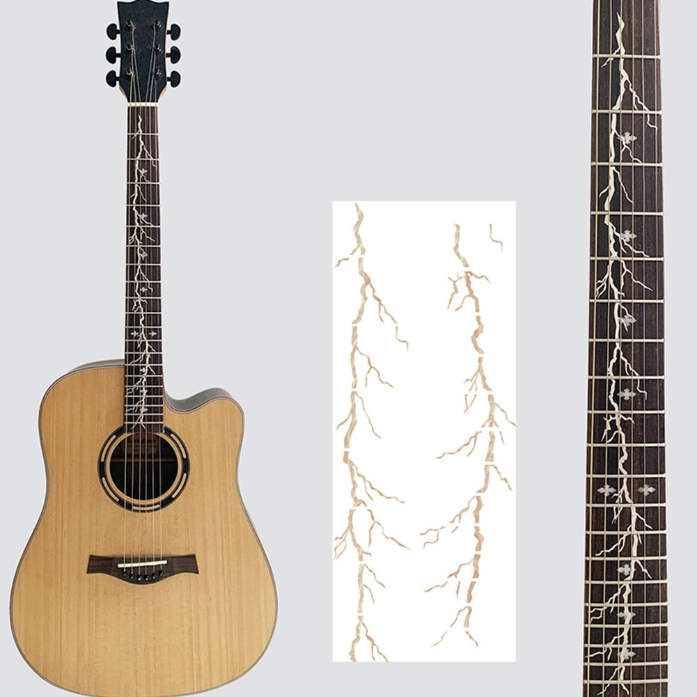 Cross Inlay Decals Fretboard Sticker For Electric Acoustic Guitar DIY