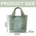 thumbnail image 2 of Bolso de mano para mujer, pequeño bolso para el cuerpo, mini bolso de moda, bolso cruzado de lona, bolso de hombro, verde, 2 of 5