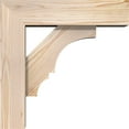 thumbnail image 3 of Ekena Millwork 5 1/2"W x 18"D x 18"H Balboa Block Smooth Bracket w/ Offset Brace, Douglas Fir, 3 of 25