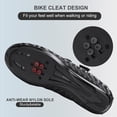 thumbnail image 2 of Zapatos de ciclismo de en's Zapatos de spinning para montar en bicicleta de carretera con compatibles, 2 of 8