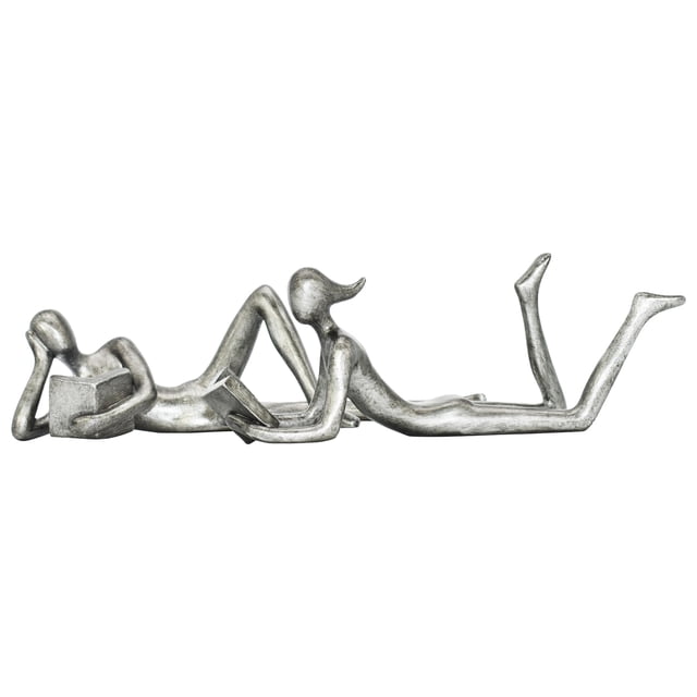 Adam & Friends Man & Woman Leisure Readers Sculpture | 2-Pack