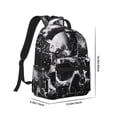 thumbnail image 2 of Honeii Chained Skull Artwork Print Backpack for School,15.6 inch Laptop Back Pack for High School and College Students, Waterproof Computer Bookbag-One Size, 2 of 6