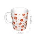 thumbnail image 2 of Yiaed Pastry Print Ceramics Coffee,Large Handle Design,Extra Large Tea and Coffee Cup for Office and Home Mugs, 2 of 6