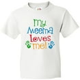 thumbnail image 3 of Inktastic My Meema Loves Me Youth T-Shirt, 3 of 5