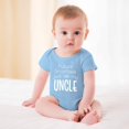 thumbnail image 2 of Future Smartass Like My Uncle - Baby Clothes - Funny Newborn Bodysuit Outfits for Boys And Girls Sky Blue-style 6months, 2 of 7
