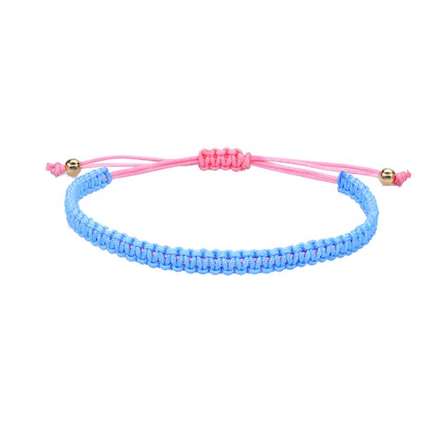 Friendship Bracelet Gift Thread Hand Chain wax thread material; which Drawstring Decoration Women Accessories Jewelry Bangle for Wedding Beach Party Type 18