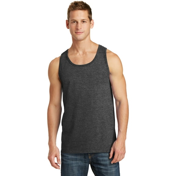 Port & Company Core Cotton Tank Top-S (Neon Yellow)