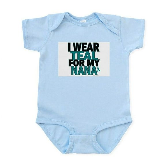 CafePress - I Wear Teal For My Nana 5 Infant Bodysuit - Baby Light Bodysuit, Size Newborn - 24 Months