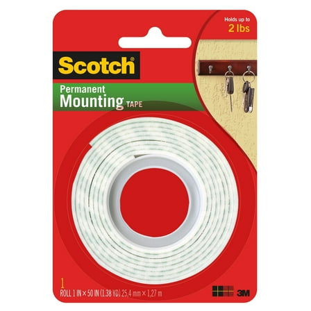 3M 114 1" X 50" Scotch Mounting Tape