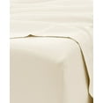 thumbnail image 2 of King Size Flat Sheet Only - 700-Thread-Count Pure Egyptian Cotton Single Oversized Flat Sheet, 700TC Soft Breathabel Sateen Weave - Ivory Color, 2 of 6