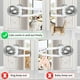 thumbnail image 3 of 2 Soportes para Puerta de Gato Soporte para Puerta de Gato Pestillo para Puerta de Gato Alternativa para Mantener a los Perros Fuera de las Cajas de para Gatos y Correa ANGGREK Otros, 3 of 8