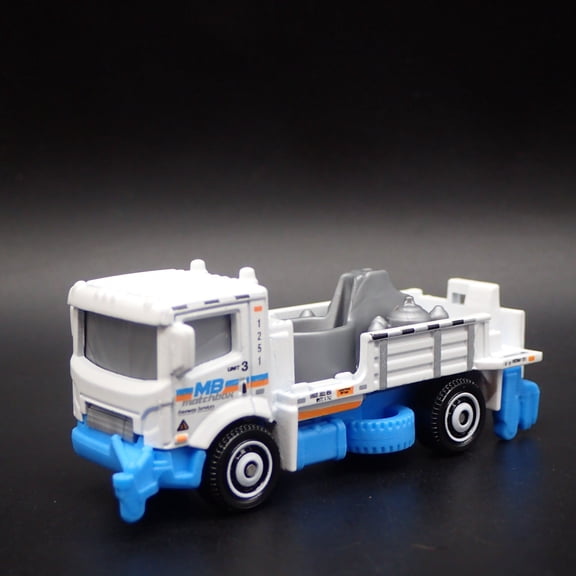 Open Box MB CONSTRUCTION ROAD STRIPING TRUCK 1:64 MB SCALE DIORAMA DIECAST MODEL CAR