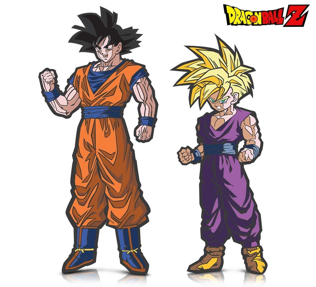 Warp Gadgets Bundle Figpin Dragon Ball Z Goku And Super Saiyan Gohan 2 Items Walmart Com Walmart Com