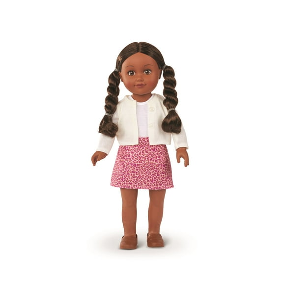My Life As Elora Posable 18-inch Doll, Dark Brown Hair, Brown Eyes