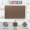 thumbnail image 3 of Anti-Fatigue Kitchen Mat, Mocha, Playa Basketweave by Chef Gear, 17.5 in. x 32 in., 3 of 8