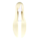 thumbnail image 2 of Peluca Rubio Claro Cabello Liso Largo Fibra Sintetica con Fleco beige Unitalla Lymalimoon SW Lisa Rubio Claro, 2 of 6