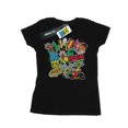 thumbnail image 1 of DC Comics Womens Teen Titans Go Robin Montage Cotton T-Shirt, 1 of 3