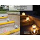 thumbnail image 4 of Luces solares decoración de jardín al aire libre 2 paquetes de bolas de vidrio agrietadas impermeables inalámbricas, 4 of 5