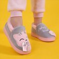 thumbnail image 6 of HCNTES Toddler Slippers Kids Soft Home Slippers Children's Winter Warm Indoor Shoes Little Girls Boys Cute Cartoon Design House Shoes(A01-Grey,8.5), 6 of 8