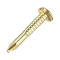 thumbnail image 4 of Uxcell Carbon Steel Tiny Nail Copper Plating for DIY Decorative Household Accessories 0.39" x 0.09" Brass Tone 500pcs, 4 of 5