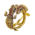 thumbnail image 3 of Pulsera de piel de para mujer, pulsera elegante con bisagras, joyería para la muñeca, regalos de cumpleaños, fiesta de San Valentín,, 3 of 9