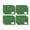 Green, variant on HOZVOMI A4 Plastic Snap Button Document Folder with Label Pocket - Waterproof and Tear-Resistant Storage Solution for Office, Students, and Home Use