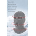thumbnail image 5 of A knitted mask 3 Hole Ski Mask Winter Warmer Full Face Balaclava Outdoor Sports Thermal Cap for Men Women, 5 of 7