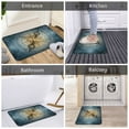 thumbnail image 5 of Honeii Vintage Compass Pattern Door Mat, Welcome Door Mats Outdoor Indoor, Stain and Fade Resistant, Non-Slip Entry Matfor Bedroom, Bathroom, Kitchen, 5 of 7