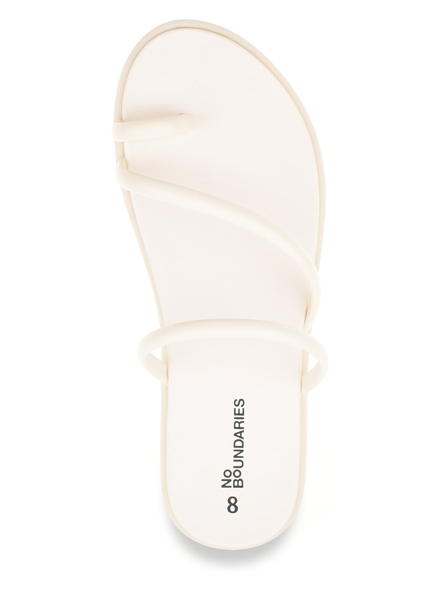 No Boundaries Women's Strappy Toe Loop Sandals