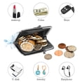 thumbnail image 4 of Snowflake Elegant Coin Purse Wallet with 0.7 Microfiber Zinc Alloy Jaws, 4.3x4.7 in/11x12 cm Size, 4 of 7