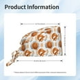 thumbnail image 4 of Yiaed Cute Squirrel Print Turban Hat for Women Men Comfortable Adjustable Cleaning Working Cap with Sweatband, 4 of 4