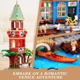 thumbnail image 2 of Set de construcción PLAXSOON Venice Main Street 215 piezas con luz para mayores de 12, 2 of 9