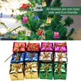 thumbnail image 2 of Paquete de 48 cajas decorativas NQ Caja de Navidad Colgantes de cartón Adornos navideños coloridos Caja de regalo de cubo Árbol de Navidad Decoración del hogar Tamaño de 2,5 cm, 2 of 4