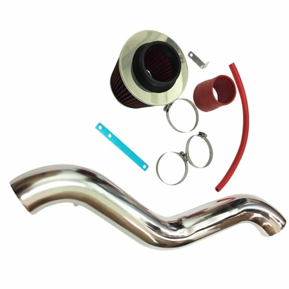 Red Cold Air Intake System Kit for 1998-2002 Honda Accord 2.3L DX LX EX SE VP & 1997-2001 Honda Prelude 2.2L, Anodized Aluminum Engine Intake Pipe, SKU 92531952