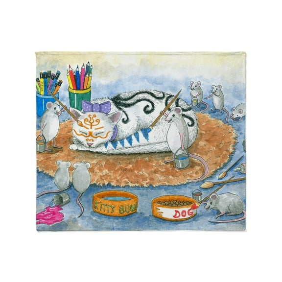 CafePress - Cat 576 Throw Blanket - Soft Fleece Throw Blanket, 50"x60" for All Ages