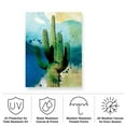 thumbnail image 3 of Sisa Jasper 'Cactus Abstract' Outdoor Canvas 32x32, 3 of 5