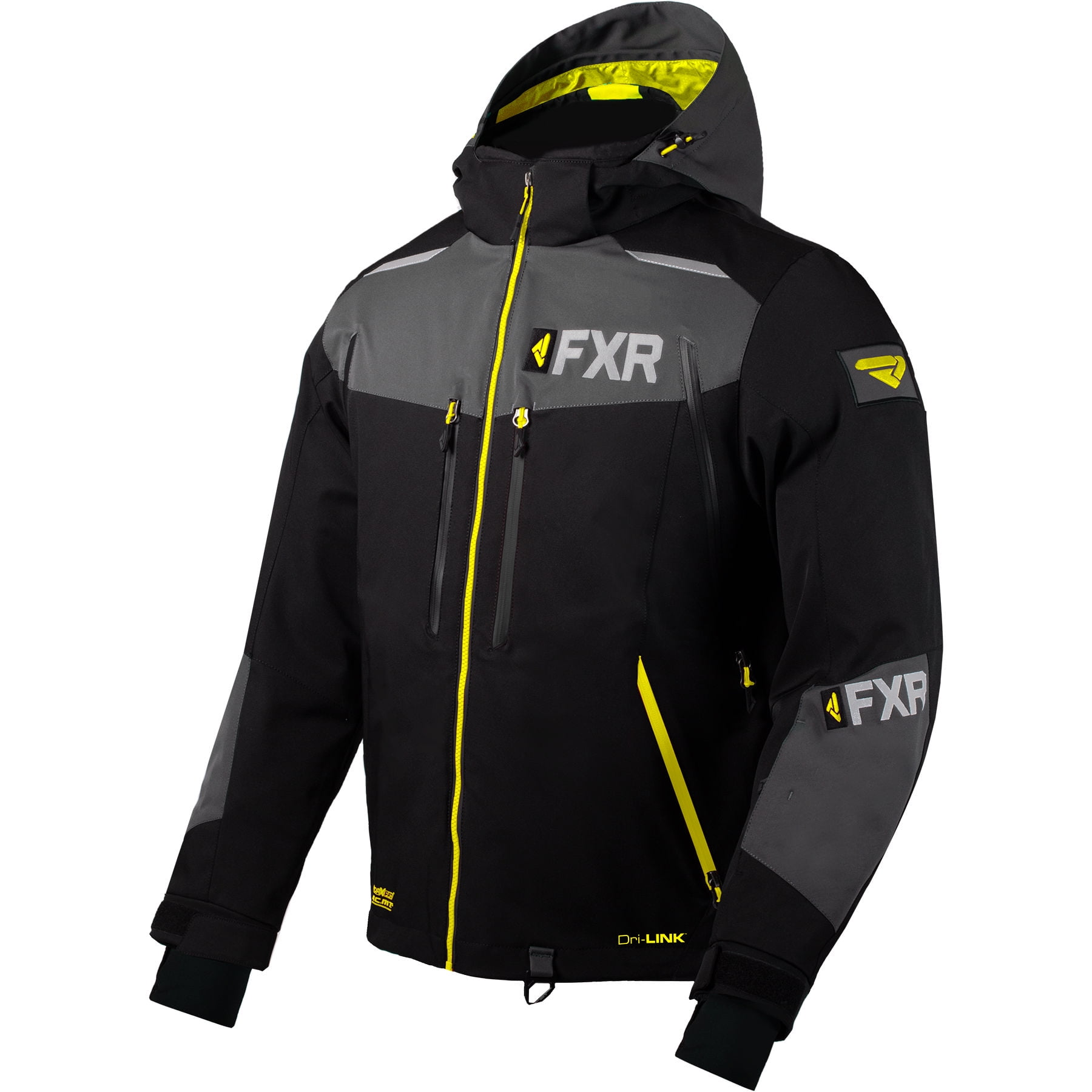 FXR Mens Black/Charcoal/Hi-Vis Renegade 
