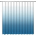 thumbnail image 2 of Blue Ombre Shower Curtain Blue White Gradient Modern Minimalist Fabric Bathroom Curtains Decor Set with Hook(36" WX72 H), 2 of 3