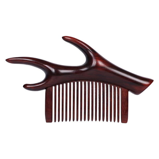 Peine de madera para desenredar el cabello, peine de dientes anchos, peine para masaje del cuero cabelludo