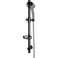 thumbnail image 6 of 28in. Adjustable Slide Bar with Integrated Soap Dish Matte Black, 6 of 6