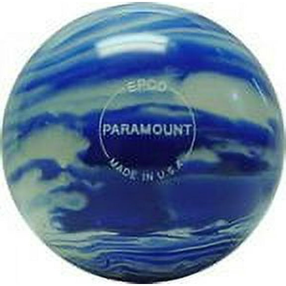 EPCO Candlepin Bowling Ball- Marbleized - Blue & White Single Ball (Size:4 1/2 inch- 2lbs. 5oz.;)