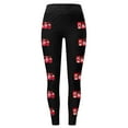 thumbnail image 4 of Tosmy Women's Leggings Women Valentine's Day Print Tights Leggings Control Yoga Sport Leggings For Women Leggings Yoga Pants For Women, 4 of 4