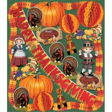 Beistle 99605 Thanksgiving Decorating Kit 22 Pieces Walmart