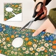 thumbnail image 6 of Yayeee Faucet Mat for Kitchen Sink 30" Diatomite Long Splash Guard Pad, Orange Floral Garden, 6 of 7